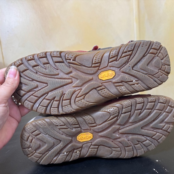 Merrell Sandals Womens Size 9 Red Hiking Walking Comfort Vibram - Picture 4 of 10